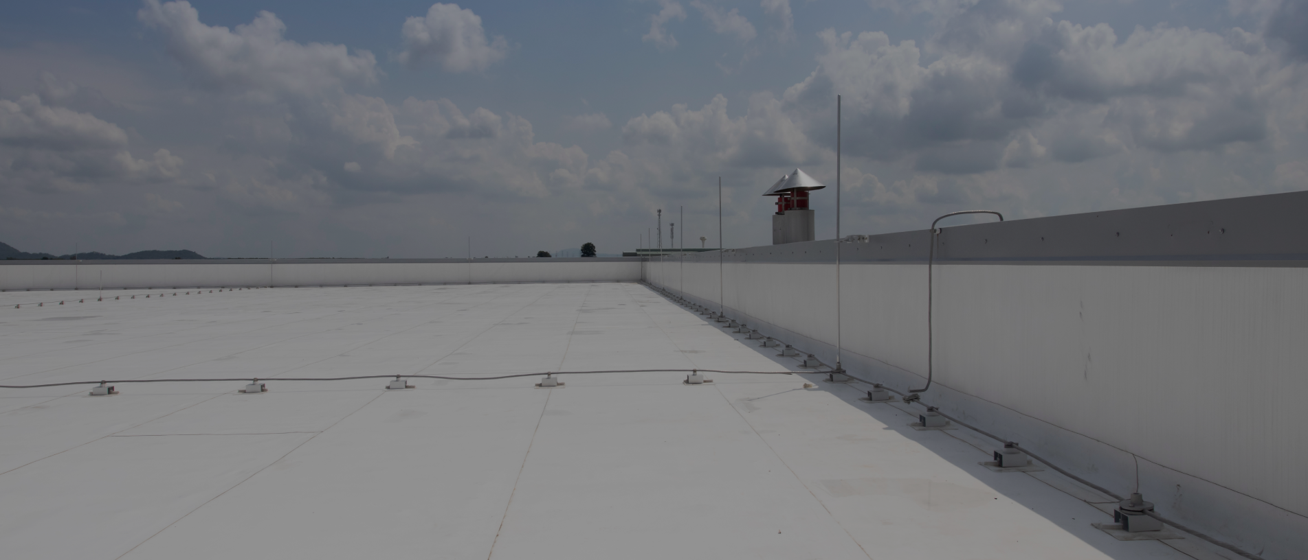 Commercial roofing project by MIRE BUILT